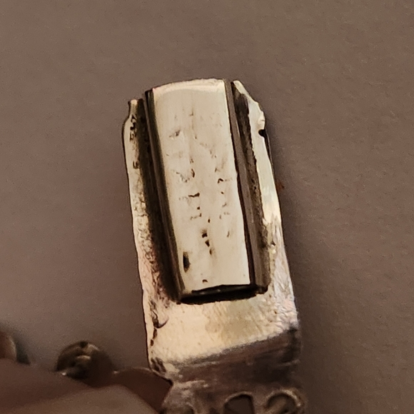 Vintage Sterling Siam Bracelet - Picture 3 of 3